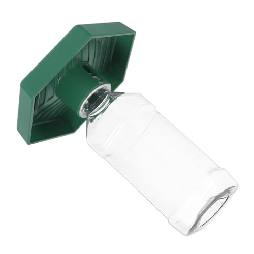 NOLITOY Automatischer Reptilien wasserspender Grün Kleiner Futter Trinknapf für Landschildkröten Kompakter Wasserbehälter für Gecko und Kleine Reptilien Haustierbedarf von NOLITOY