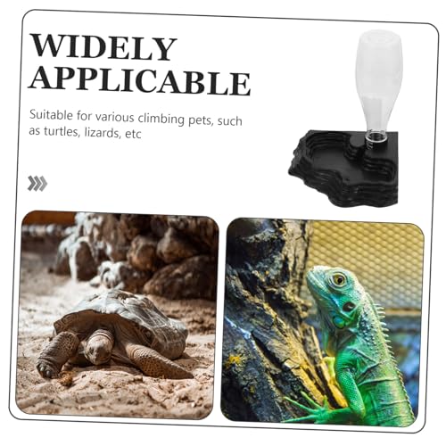 NOLITOY Automatischer Reptilien wasserspender aus Abs Kompakter Wiederverwendbarer Wassernapf für Schildkröten Geckos und Kleine Reptilien Kippsicheres Design Praktische NOLITOY Automatischer Reptilien wasserspender aus Abs Kompakter Wiederverwendbarer Wassernapf für Schildkröten Geckos und Kleine Reptilien Kippsicheres Design Praktische von NOLITOY