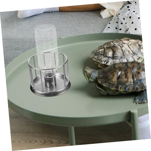 NOLITOY Edelstahl Wassernapf für Schildkröten und Reptilien Spritzfest Langlebig Vielseitig als Trink Futterschale Geeignet Stabiler Mini wasserspender für Amphibien und Terrarienpflege NOLITOY Edelstahl Wassernapf für Schildkröten und Reptilien Spritzfest Langlebig Vielseitig als Trink Futterschale Geeignet Stabiler Mini wasserspender für Amphibien und Terrarienpflege von NOLITOY