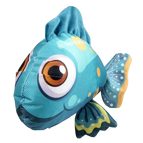 NOLITOY Goldfisch Quietschspielzeug aus Oxford Robustes Interaktives Kauspielzeug für Kleine und Mittlere Hunde Plüschiges Hundespielzeug zur Zahnpflege und Beschäftigung Blau NOLITOY Goldfisch Quietschspielzeug aus Oxford Robustes Interaktives Kauspielzeug für Kleine und Mittlere Hunde Plüschiges Hundespielzeug zur Zahnpflege und Beschäftigung Blau von NOLITOY