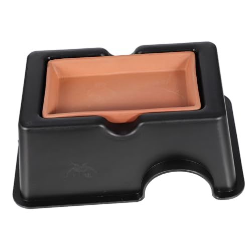 NOLITOY Großes Reptilienversteck aus Sicherem mit Keramischem Futterteller Terrarium Höhle für Eidechsen Schlangen und Andere Reptilien Feuchtigkeitsfreundlich Natürliche NOLITOY Großes Reptilienversteck aus Sicherem mit Keramischem Futterteller Terrarium Höhle für Eidechsen Schlangen und Andere Reptilien Feuchtigkeitsfreundlich Natürliche von NOLITOY