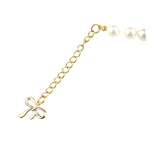 NOLITOY Halsketten Perlenkette Halskette Schmuck für Haustiere xs x20 Haustier-Halskette von NOLITOY