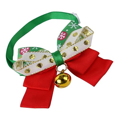 NOLITOY Halsschleife Für Haustiere Verstellbares Hundehalsband Weihnachts Hundeschal Weihnachtshalsband Für Haustiere Welpe Hundeschal Weihnachte Plastik Karikatur von NOLITOY
