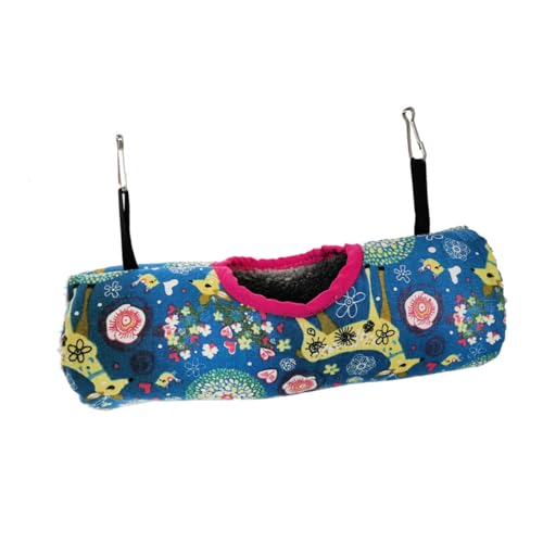 NOLITOY Hamster Hängematte Bett Warmes Kuschelnest Kleintier Hängendes Schlafbett Für Hamster Eichhörnchen Und Frettchen Robustes Material Leicht Und Platzsparend NOLITOY Hamster Hängematte Bett Warmes Kuschelnest Kleintier Hängendes Schlafbett Für Hamster Eichhörnchen Und Frettchen Robustes Material Leicht Und Platzsparend von NOLITOY