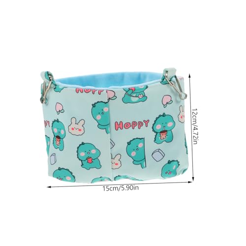 NOLITOY Hamster Hängematte Warmes Schlafnest aus Baumwolle Platzsparendes Kleintierbett für Hamster Meerschweinchen und Chinchilla Winterbett für Kleine Haustiere Einfache Kuscheliges von NOLITOY