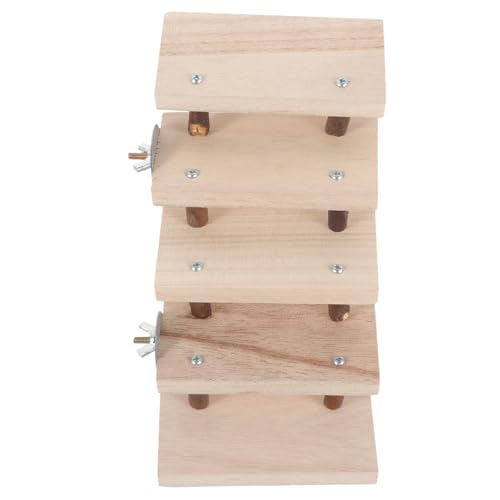NOLITOY Leiterspielzeug Aus Holz für Hamsterkäfig Leiter Kletterplattform Lebensraumspielzeug für Meerschweinchen Holzleiter für Kleintiere NOLITOY Leiterspielzeug Aus Holz für Hamsterkäfig Leiter Kletterplattform Lebensraumspielzeug für Meerschweinchen Holzleiter für Kleintiere von NOLITOY