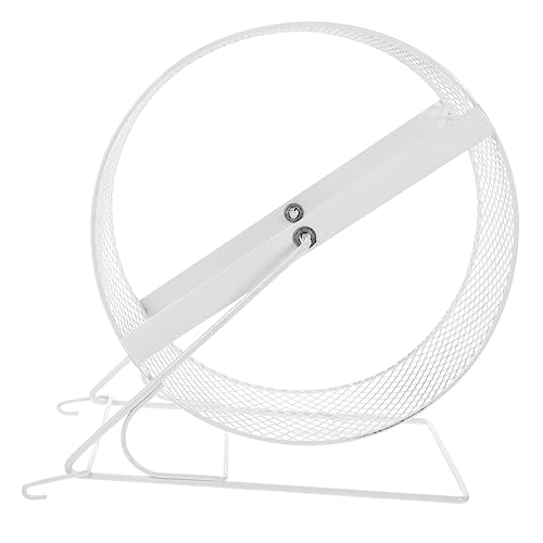 NOLITOY Hamster Laufrad Eisen Laufrad für Hamster Meerschweinchen und Nagetiere für Unterhaltung Bewegung und Stressabbau Design Sicheres Material von NOLITOY