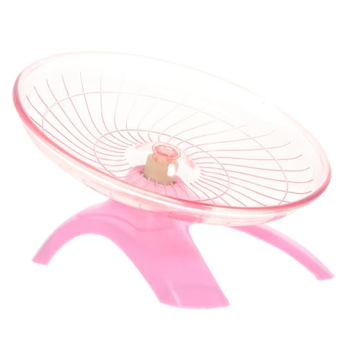 NOLITOY Hamster Laufrad Fliegende Untertasse Kleintier Fitnessrad Geräuschlos Geeignet für Zwerghamster und Kleine Haustiere Pet Exercise Wheel Non Run Disc von NOLITOY