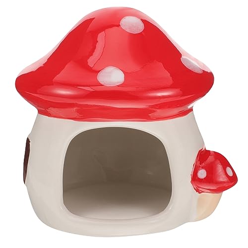 NOLITOY Hamster Nest Aus Keramik Sandbad Für Hamster Rattenversteck Hamsternest Für Meerschweinchen Hamsterkühlhaus Badehaus Für Tiere Hamster Verstecken Pilzhamsterhaus Haustierhaut Cool NOLITOY Hamster Nest Aus Keramik Sandbad Für Hamster Rattenversteck Hamsternest Für Meerschweinchen Hamsterkühlhaus Badehaus Für Tiere Hamster Verstecken Pilzhamsterhaus Haustierhaut Cool von NOLITOY