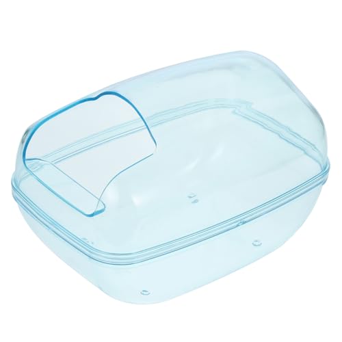 NOLITOY Hamster Sandbad Behälter aus Transparentem Kunststoff Praktische Badschale und Toilette für Kleine Haustiere Abnehmbar Leicht zu Reinigen Geeignet für Käfige und Freigehege Blau NOLITOY Hamster Sandbad Behälter aus Transparentem Kunststoff Praktische Badschale und Toilette für Kleine Haustiere Abnehmbar Leicht zu Reinigen Geeignet für Käfige und Freigehege Blau von NOLITOY