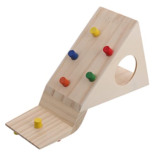 NOLITOY Hamster Spielhaus Aktivitätskabine Multifunktionales Klettern für Zwerghamster und Kleine Haustiere Beige von NOLITOY