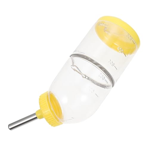 NOLITOY Hamster Trinkflasche Federclip Auslaufsicherer Wasserspender für Kleintiere Praktische Chinchilla Flasche für Sauberes Trinken zu Hause von NOLITOY