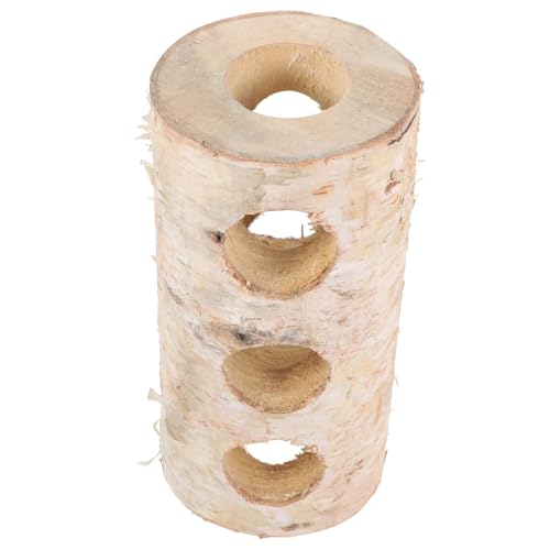 NOLITOY Hamster Tunnel aus Holz Natürlicher Versteckort für Hamster Innendurchmesser und Langlebig für Kleintiere und Chinchillas NOLITOY Hamster Tunnel aus Holz Natürlicher Versteckort für Hamster Innendurchmesser und Langlebig für Kleintiere und Chinchillas von NOLITOY