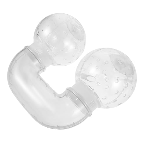 NOLITOY Hamster Tunnel aus Klarem Hochtransparentem Kunststoff DIY Modultunnel für Kleine Tiere mit Sicherer Verbindung für Hamster Kaninchen Chinchillas Leicht zu Reinigen mit Weißem NOLITOY Hamster Tunnel aus Klarem Hochtransparentem Kunststoff DIY Modultunnel für Kleine Tiere mit Sicherer Verbindung für Hamster Kaninchen Chinchillas Leicht zu Reinigen mit Weißem von NOLITOY