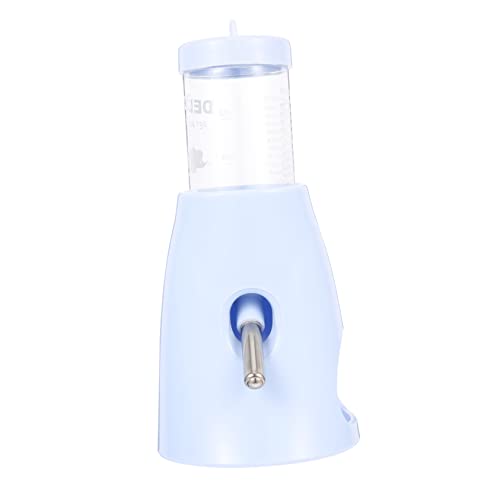 NOLITOY Hamster Wasserflasche Auslaufsicherer Trinkspender für Kleintiere Praktische Futterstation für Hamster Chinchillas und Komfortabler und Langlebiger Wasserspender Cremeblau für von NOLITOY