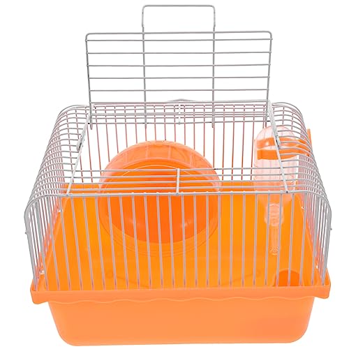 NOLITOY Hamsterkäfig für Reisen Tragbarer Hamsterkäfig aus Hochwertigem Material Rosa mit Multifunktionalem Design für Kleine Haustiere für Schlaf und Fütterung NOLITOY Hamsterkäfig für Reisen Tragbarer Hamsterkäfig aus Hochwertigem Material Rosa mit Multifunktionalem Design für Kleine Haustiere für Schlaf und Fütterung von NOLITOY