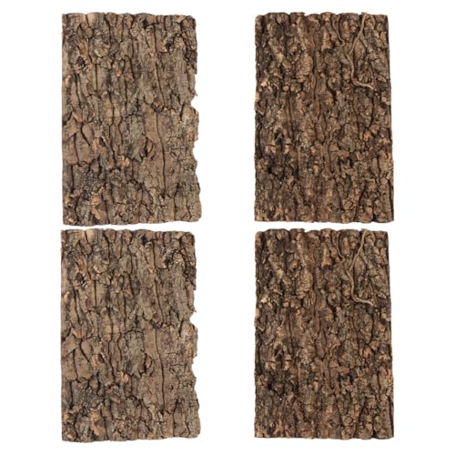 NOLITOY Hintergrund für Reptilienrinde, Terrarium, Korkrinde, Aquarium, Ranken, Reptilien, Klettermatte für Spinnen, Schildkröten, Eidechsen, Schlangen, Salamander, 20 x 29,9 cm, 4 Stück NOLITOY Hintergrund für Reptilienrinde, Terrarium, Korkrinde, Aquarium, Ranken, Reptilien, Klettermatte für Spinnen, Schildkröten, Eidechsen, Schlangen, Salamander, 20 x 29,9 cm, 4 Stück von NOLITOY