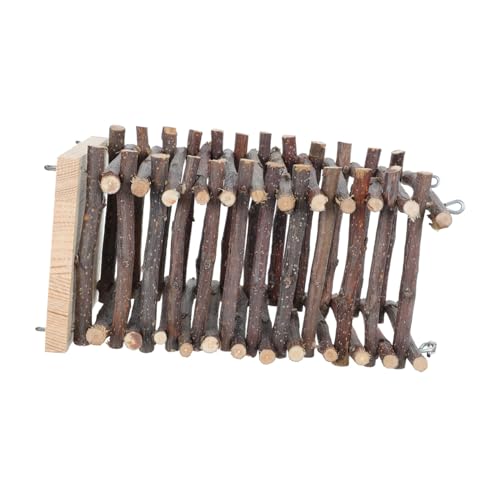 NOLITOY Holz Futterkorb für Kaninchen und Nager Natürlicher Holzhalter Langlebig und Platzsparend Geeignet für Zwergkaninchen und Meerschweinchen Käfige Einfach zu Verwenden und Sicher von NOLITOY