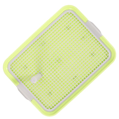 NOLITOY Hunde Toilette rutschfeste Trainingsunterlage für Welpen mit Stand Säule Leicht zu Reinigende Pet Potty für Kleine bis Mittelgroße Hunde Grün NOLITOY Hunde Toilette rutschfeste Trainingsunterlage für Welpen mit Stand Säule Leicht zu Reinigende Pet Potty für Kleine bis Mittelgroße Hunde Grün von NOLITOY