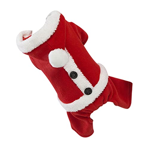 NOLITOY Hunde Weihnachtshose Jumper Welpenmantel Winter Haustier Mäntel Weihnachten Hunde Weihnachtspullover züchten Hundeweihnachtsmantel kalt Outfit voll Winterkleidung für Hunde Vlies NOLITOY Hunde Weihnachtshose Jumper Welpenmantel Winter Haustier Mäntel Weihnachten Hunde Weihnachtspullover züchten Hundeweihnachtsmantel kalt Outfit voll Winterkleidung für Hunde Vlies von NOLITOY
