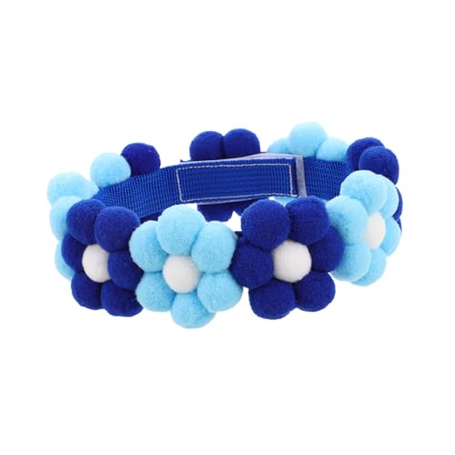 NOLITOY Hundehalsband Mit Blumenmuster Verstellbares Halsband Für Haustiere Dekoratives Katzenhalsband Bequemes Halsband Für Welpen Leuchtende Farbe Leichtes Material von NOLITOY