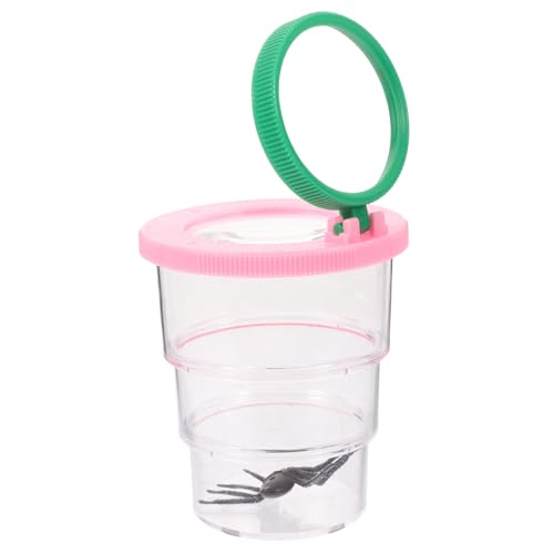 NOLITOY Insekten Beobachtungsbox für Transparentes Insektenbetrachter aus Kunststoff für Outdoor und Naturerkundungen Fördert Beobachtungsfähigkeiten von NOLITOY