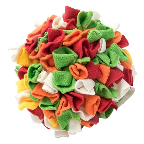 NOLITOY Interaktiver Hundespielzeug Snuffle Ball aus Langlebigem TPR und Polar Fleece Langsam Fütternd für Welpen Kleine und Mittlere Hunde Fördert Geistige Stimulation und Spielerisches NOLITOY Interaktiver Hundespielzeug Snuffle Ball aus Langlebigem TPR und Polar Fleece Langsam Fütternd für Welpen Kleine und Mittlere Hunde Fördert Geistige Stimulation und Spielerisches von NOLITOY