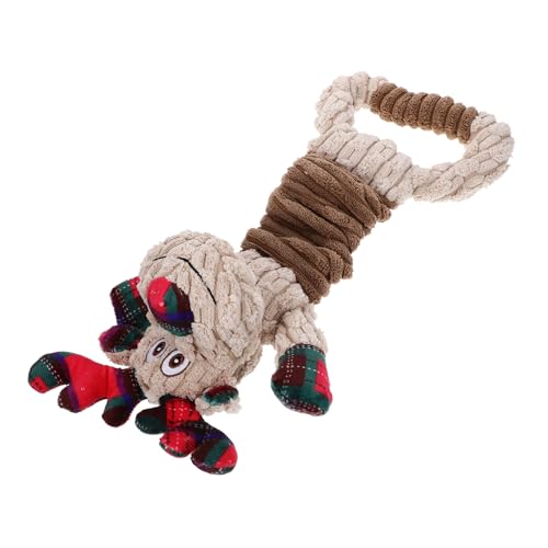 NOLITOY Interaktives Hundespielzeug Weihnachtsmann-hundespielzeug Plüsch-rentierspielzeug Weihnachtsspielzeug Für Haustiere Backenzahnspielzeug Für Katzen Spielzeuge Plüsch Hund Armband NOLITOY Interaktives Hundespielzeug Weihnachtsmann-hundespielzeug Plüsch-rentierspielzeug Weihnachtsspielzeug Für Haustiere Backenzahnspielzeug Für Katzen Spielzeuge Plüsch Hund Armband von NOLITOY