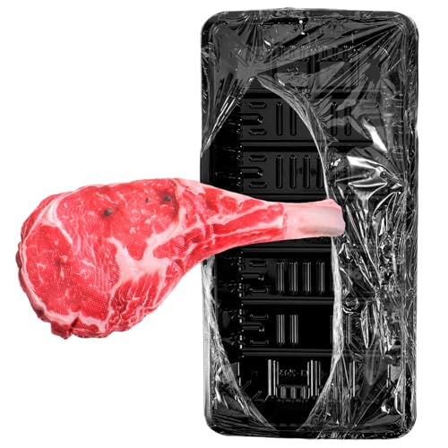 NOLITOY Interaktives Quietschendes Hundespielzeug Steakform Plüsch Kauspielzeug für Kleine Hunde zur Beschäftigung und Zahnreinigung Strapazierfähig und Spaßig für Indoor und Outdoor von NOLITOY