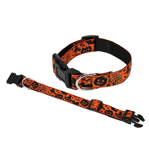 NOLITOY Kätzchenhalsband für Hollowen Hundehalsband für Welpen klein Halloween Haustierhalsband Verstellbares Haustierhalsband Haustierzubehör Halloween-Halsband für Haustiere Hut von NOLITOY