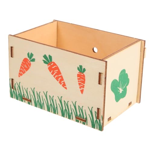 NOLITOY Kaninchen Futterkrippe aus Holz Robust und Widerstandsfähig Stabiler Futterspender für Käfige Multifunktionale Halterung für Hasen und Kleine Nager Leicht zu Reinigen und NOLITOY Kaninchen Futterkrippe aus Holz Robust und Widerstandsfähig Stabiler Futterspender für Käfige Multifunktionale Halterung für Hasen und Kleine Nager Leicht zu Reinigen und von NOLITOY