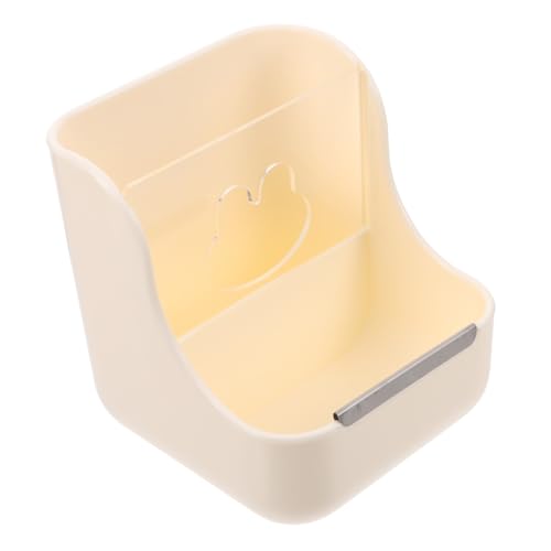 NOLITOY Kaninchen Futterspender mit Grasschale Stabiler Kleintier Futternapf für Meerschweinchen und Hasen Leicht zu Reinigen Kippsicher und Langlebig Beige NOLITOY Kaninchen Futterspender mit Grasschale Stabiler Kleintier Futternapf für Meerschweinchen und Hasen Leicht zu Reinigen Kippsicher und Langlebig Beige von NOLITOY