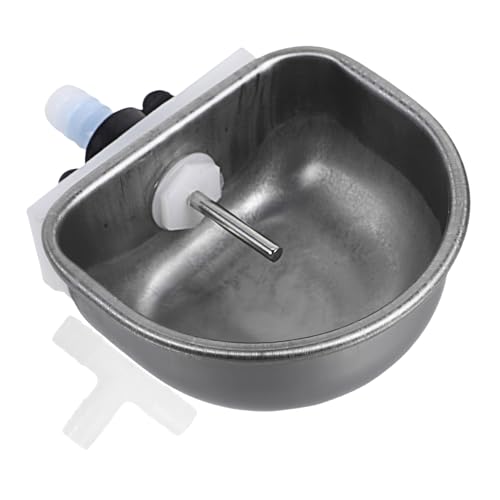 NOLITOY Kaninchentränke Automatischer Wasserspender für Kleintiere Praktische Trinkschale für Haustiere für Kaninchenkäfige und Zwinger Tägliche Hydration Rostfrei und Pflegeleicht NOLITOY Kaninchentränke Automatischer Wasserspender für Kleintiere Praktische Trinkschale für Haustiere für Kaninchenkäfige und Zwinger Tägliche Hydration Rostfrei und Pflegeleicht von NOLITOY