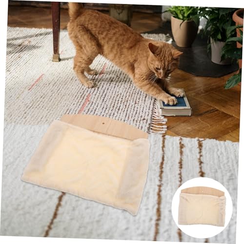 NOLITOY Katze Hängematte Crawler Hängemattenschelf Für Katzen Klettergerüst Für Katzen Hängende Katzenhängematte Regal Hängematte Kätzchen Regal Beige Stoff von NOLITOY