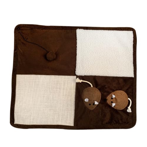 NOLITOY Katzenkratzbretter Schlafmatte Für Katzen Katzenschleifmatte Katzenkratzer Haustierzubehör Quadrat NOLITOY Katzenkratzbretter Schlafmatte Für Katzen Katzenschleifmatte Katzenkratzer Haustierzubehör Quadrat von NOLITOY