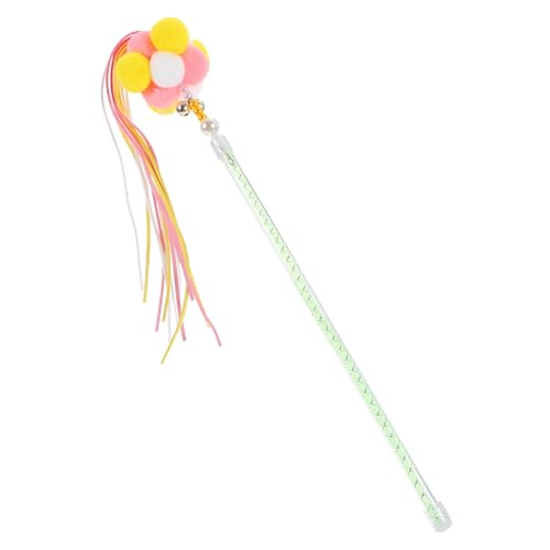 NOLITOY Katzenspielzeug mit Glocke Interaktiver Katzenangelstab für Kätzchen Spannendes Indoor Bewegung und Neugierde Robust und Sicher für Gesunde Haustierunterhaltung NOLITOY Katzenspielzeug mit Glocke Interaktiver Katzenangelstab für Kätzchen Spannendes Indoor Bewegung und Neugierde Robust und Sicher für Gesunde Haustierunterhaltung von NOLITOY