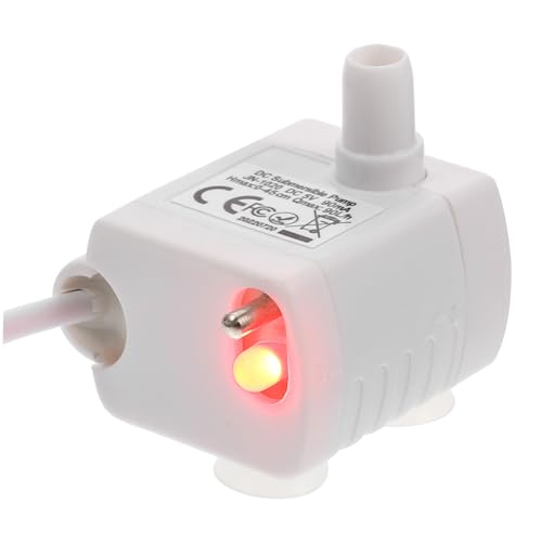 NOLITOY Kleine Wasserpumpe für Katzenbrunnen Leise Energiesparend USB Betrieben Ersatzpumpe für Haustier Trinkbrunnen mit Einstellbarem Wasserfluss und Trockenlaufschutz Kompatibel mit NOLITOY Kleine Wasserpumpe für Katzenbrunnen Leise Energiesparend USB Betrieben Ersatzpumpe für Haustier Trinkbrunnen mit Einstellbarem Wasserfluss und Trockenlaufschutz Kompatibel mit von NOLITOY