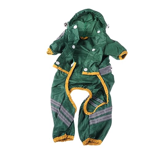 NOLITOY Kleiner Hund Regenmantel Reflective Regenjacke für Kleine und Mittelgroße Hunde und Welpen S Dunkelgrün NOLITOY Kleiner Hund Regenmantel Reflective Regenjacke für Kleine und Mittelgroße Hunde und Welpen S Dunkelgrün von NOLITOY