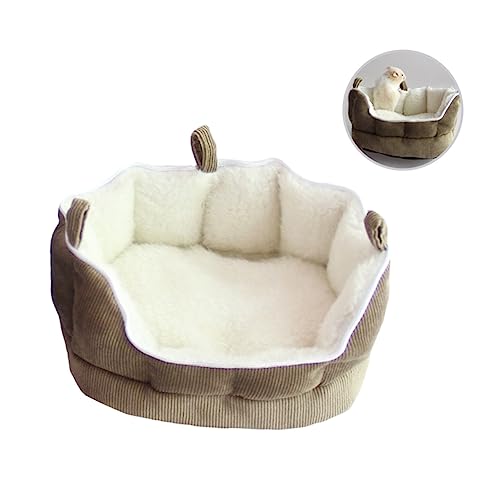 NOLITOY Kleintier Hängematte Sofa Haus mit Reißverschluss Komfortables Schlafsofa für Frettchen Meerschweinchen Kaninchen und Hamster in Kaffee Warmes Versteck zum Entspannen NOLITOY Kleintier Hängematte Sofa Haus mit Reißverschluss Komfortables Schlafsofa für Frettchen Meerschweinchen Kaninchen und Hamster in Kaffee Warmes Versteck zum Entspannen von NOLITOY