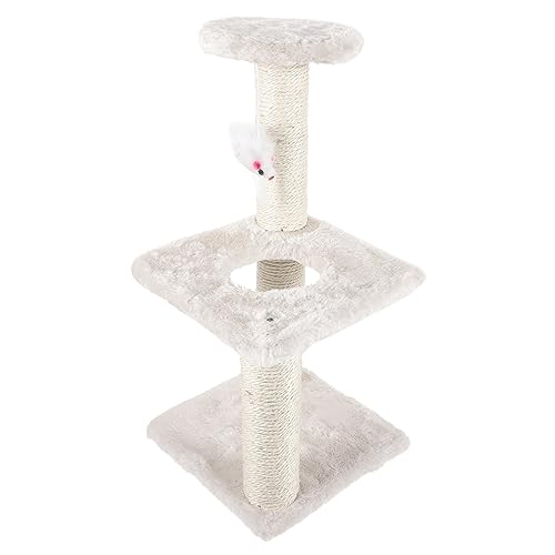 NOLITOY Katzenspielzeug Kratzbaum Für Kätzchen Lagiger Kratzpfosten Aus Langlebigem Material Sicher Und Zum Spielen Und Klettern Innenräumen von NOLITOY
