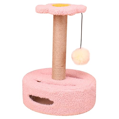 NOLITOY Klettergerüst Für Katzen Kratzbaum Mit Hängendem Ball Verschleißfester Kratzbaum Kratzbäume Und Katzentürme Für Haustiere Spielzeuge Kätzchen-zubehör MDF Drinnen Katzenturm von NOLITOY