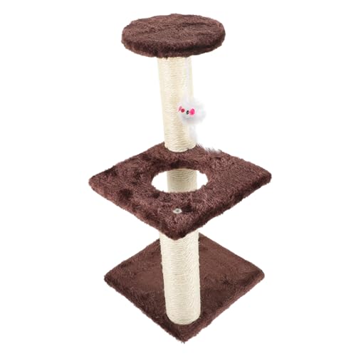NOLITOY Hautfreundlicher Katzenkratzbaum Mehrstufiger Katzenbaum Sicheres Wiederverwendbares Design von NOLITOY