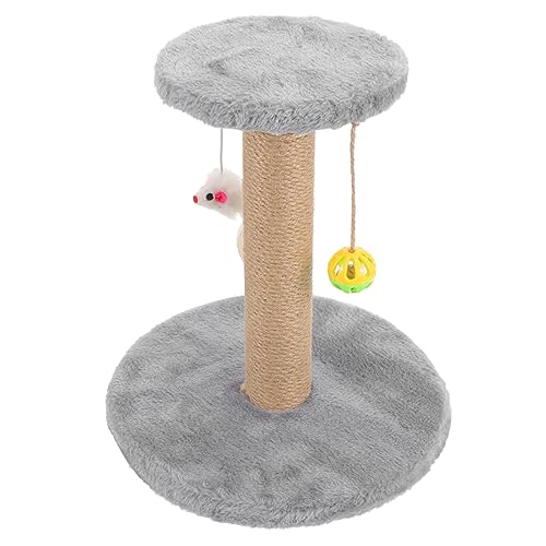 NOLITOY Kratzbaum Für Katzen Aus Sisal Katzenkrallenbaum Dekorativer Katzenkratzbaum Krallenkratzer Für Katzen Kletterturm Für Katzen Bequemer Katzenkratzbaum Massivholz Knoten Vertikal von NOLITOY