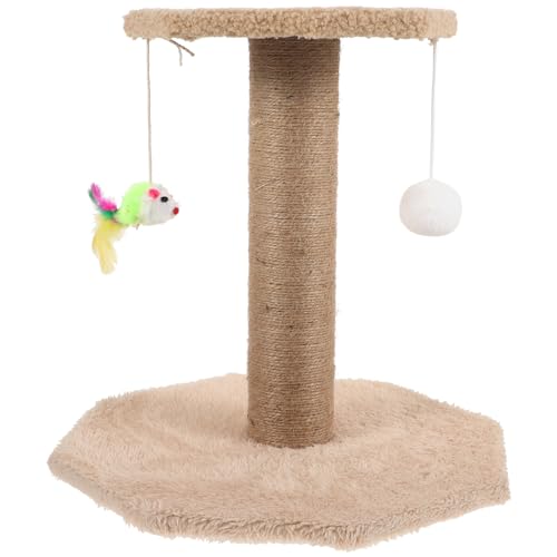 NOLITOY Kratzbaum Für Katzen Sisal-Kratzstämme Mit Interaktiven Hängenden Bällen Spielzeug Vertikaler Kratzbaum Möbelschutz Gemütliche Sitzplattform Für Katzen Und Kätzchen Im NOLITOY Kratzbaum Für Katzen Sisal-Kratzstämme Mit Interaktiven Hängenden Bällen Spielzeug Vertikaler Kratzbaum Möbelschutz Gemütliche Sitzplattform Für Katzen Und Kätzchen Im von NOLITOY
