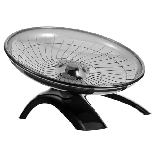 NOLITOY Leises Hamsterrad Laufrad für Kleintiere Geräuscharmes Laufspielzeug für Hamster Mäuse Chinchillas und Igel Robustes Langlebiges Guinea Wheel für Käfig und Haustierspaß von NOLITOY