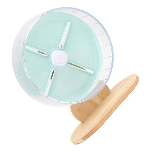 NOLITOY Leises Hamsterrad mit Stabilem Holzständer Geräuscharmes Laufrad für Hamster Zwerghamster Chinchilla und Igel Robustes Käfigzubehör für Aktives Kleintiertraining NOLITOY Leises Hamsterrad mit Stabilem Holzständer Geräuscharmes Laufrad für Hamster Zwerghamster Chinchilla und Igel Robustes Käfigzubehör für Aktives Kleintiertraining von NOLITOY