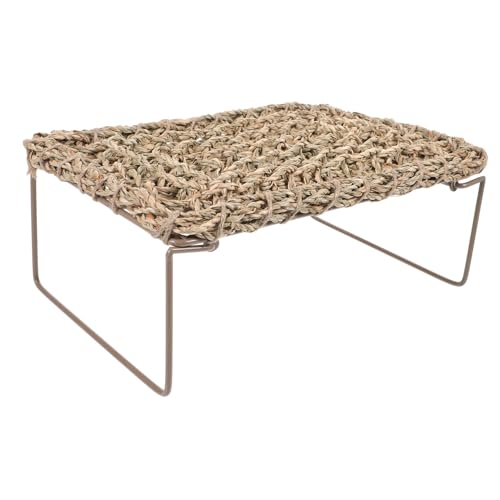 NOLITOY Liegebett für Bartagamen Bartagame Hängematte haustierbett pet Bed Haustiere Reptilien Terrarien Schlangenbett Haustier Spielzeug schlafendes Nest Katzenmatte Eidechse Stroh von NOLITOY