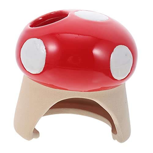 NOLITOY Mushroom House für Hamster und Kleine Haustiere Rotes Pilzversteck Komfortables Schlafnest für Zwerghamster Chinchillas und Leicht Tragbar Einzigartiges Design NOLITOY Mushroom House für Hamster und Kleine Haustiere Rotes Pilzversteck Komfortables Schlafnest für Zwerghamster Chinchillas und Leicht Tragbar Einzigartiges Design von NOLITOY
