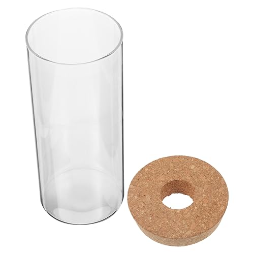 NOLITOY Micro Landscape Terrarium Glasflasche Für Pflanzen Wasserpflanzen-ökologie-Flasche Mit Holzdeckel Stabile Dekoration Für Wohnräume Und NOLITOY Micro Landscape Terrarium Glasflasche Für Pflanzen Wasserpflanzen-ökologie-Flasche Mit Holzdeckel Stabile Dekoration Für Wohnräume Und von NOLITOY