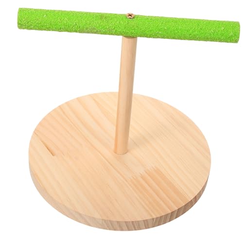 NOLITOY Kleiner Vogel Spielstand Interaktive Papageien Trainingsstation Rutschfester Vogelstand Für Käfig Und Schreibtisch Und Trainieren NOLITOY Kleiner Vogel Spielstand Interaktive Papageien Trainingsstation Rutschfester Vogelstand Für Käfig Und Schreibtisch Und Trainieren von NOLITOY